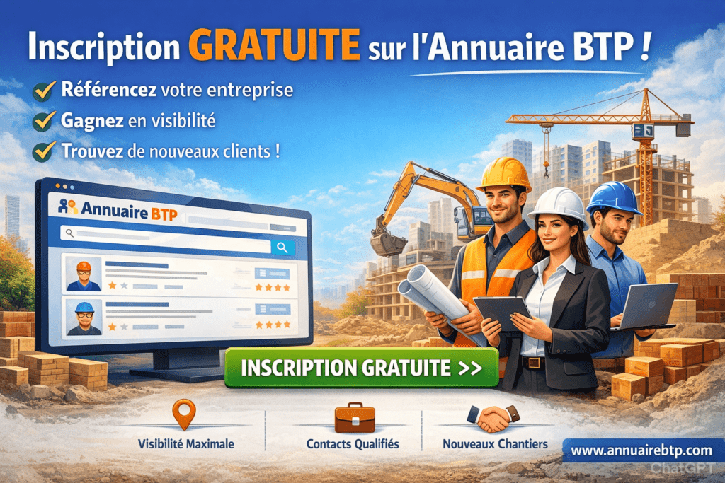 annuaire btp gratuit