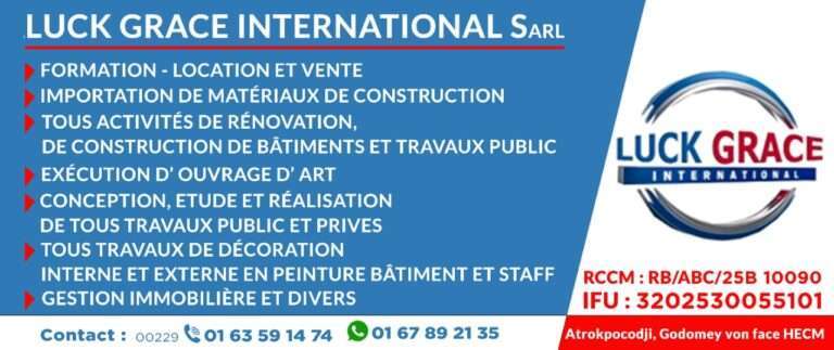 Réalisation Luck Grace International